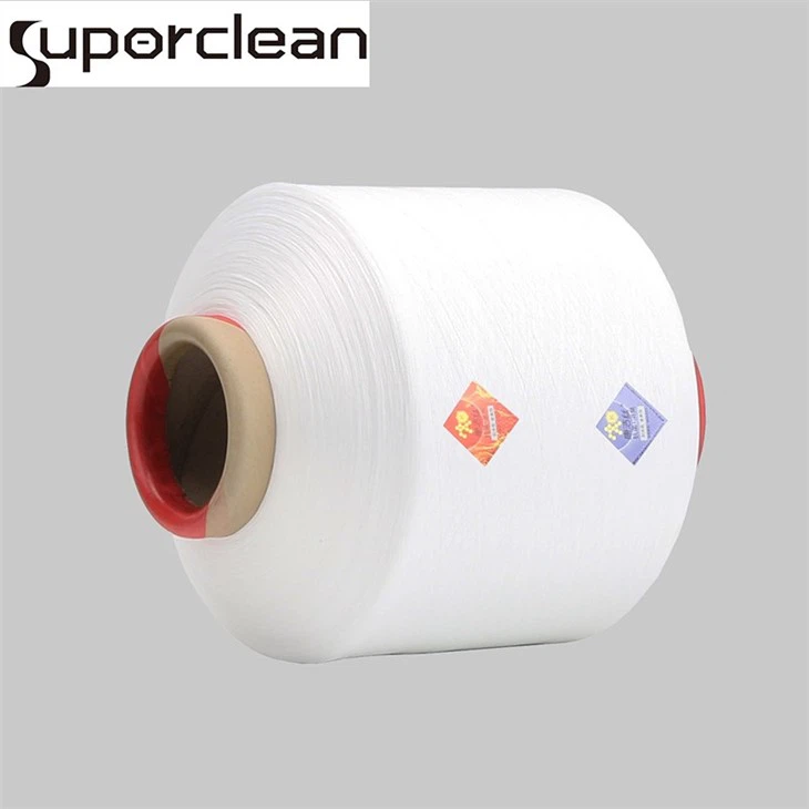 White Spandex Covered Yarn